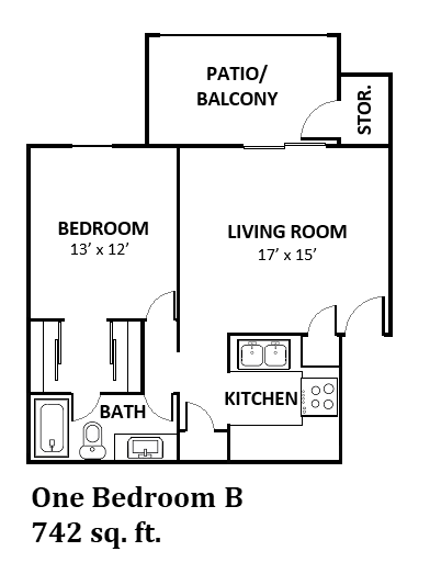 One Bedroom B